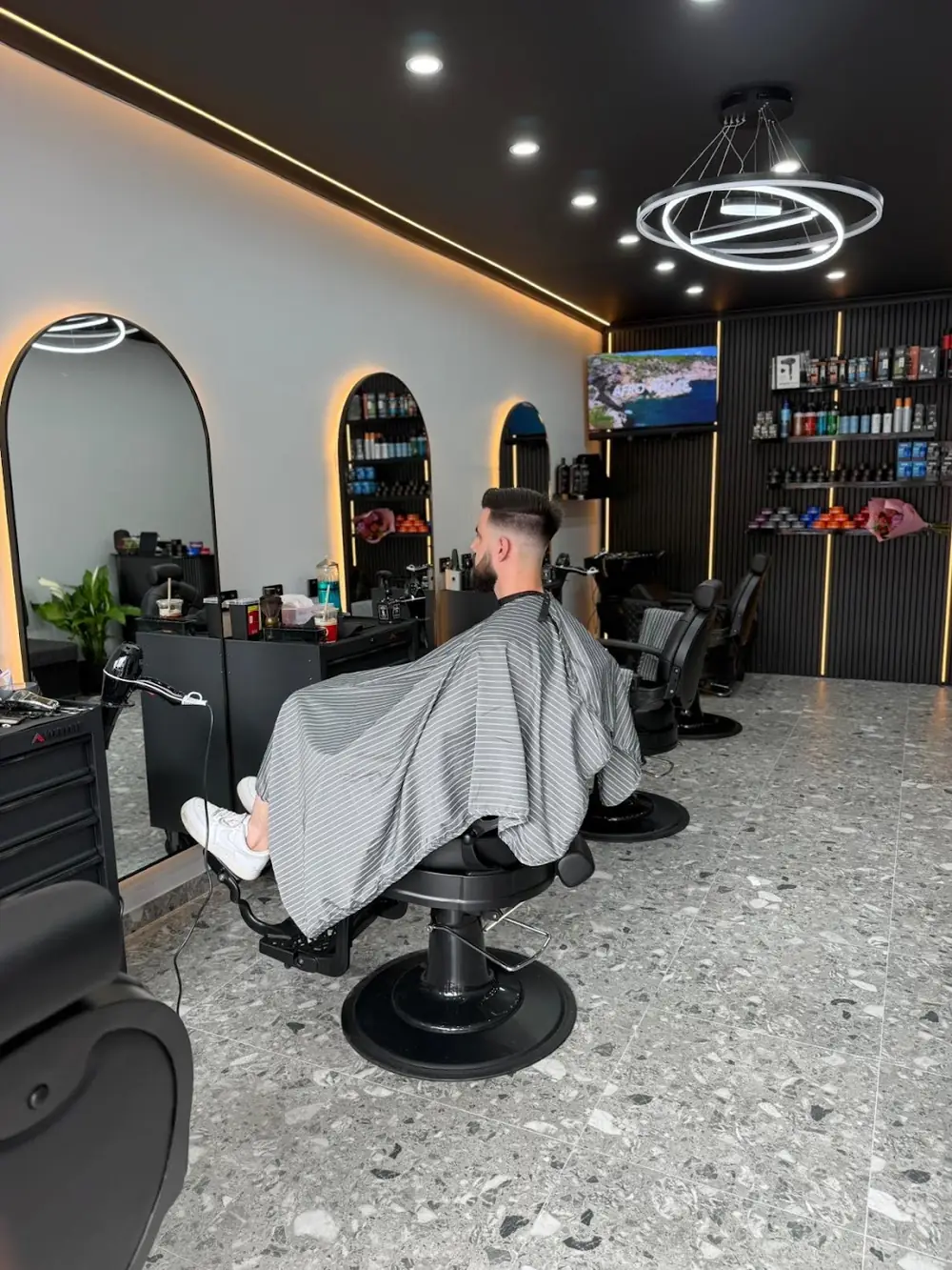 Inside Blends & Blades Barbershop on Norton St, Leichhardt